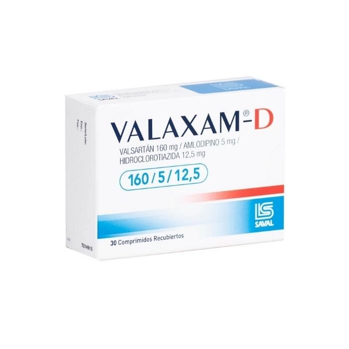 Valaxam-D 160/5/12,5mg x 30 Comprimidos