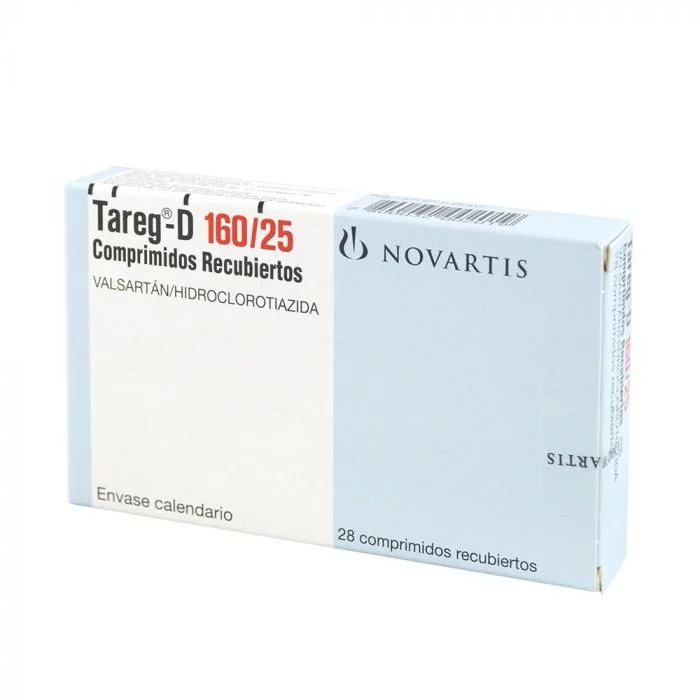 Tareg-D 160mg/25mg x 28 Comprimidos