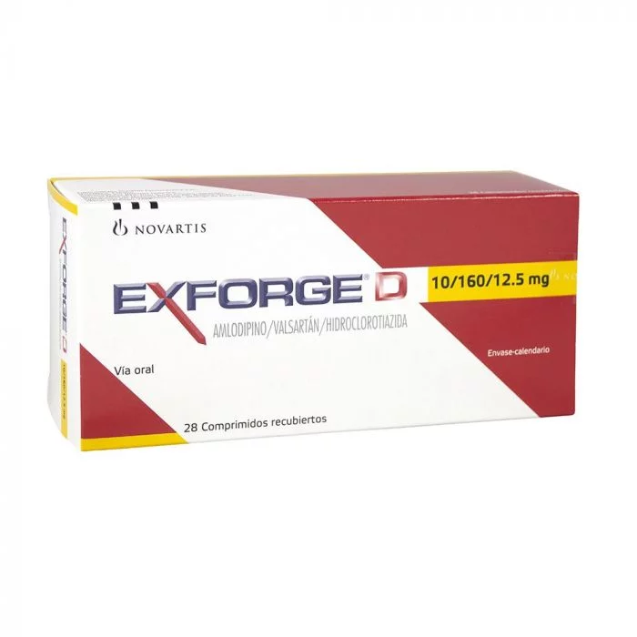 Exforge D 160/12.5/10mg x 28 Comprimidos