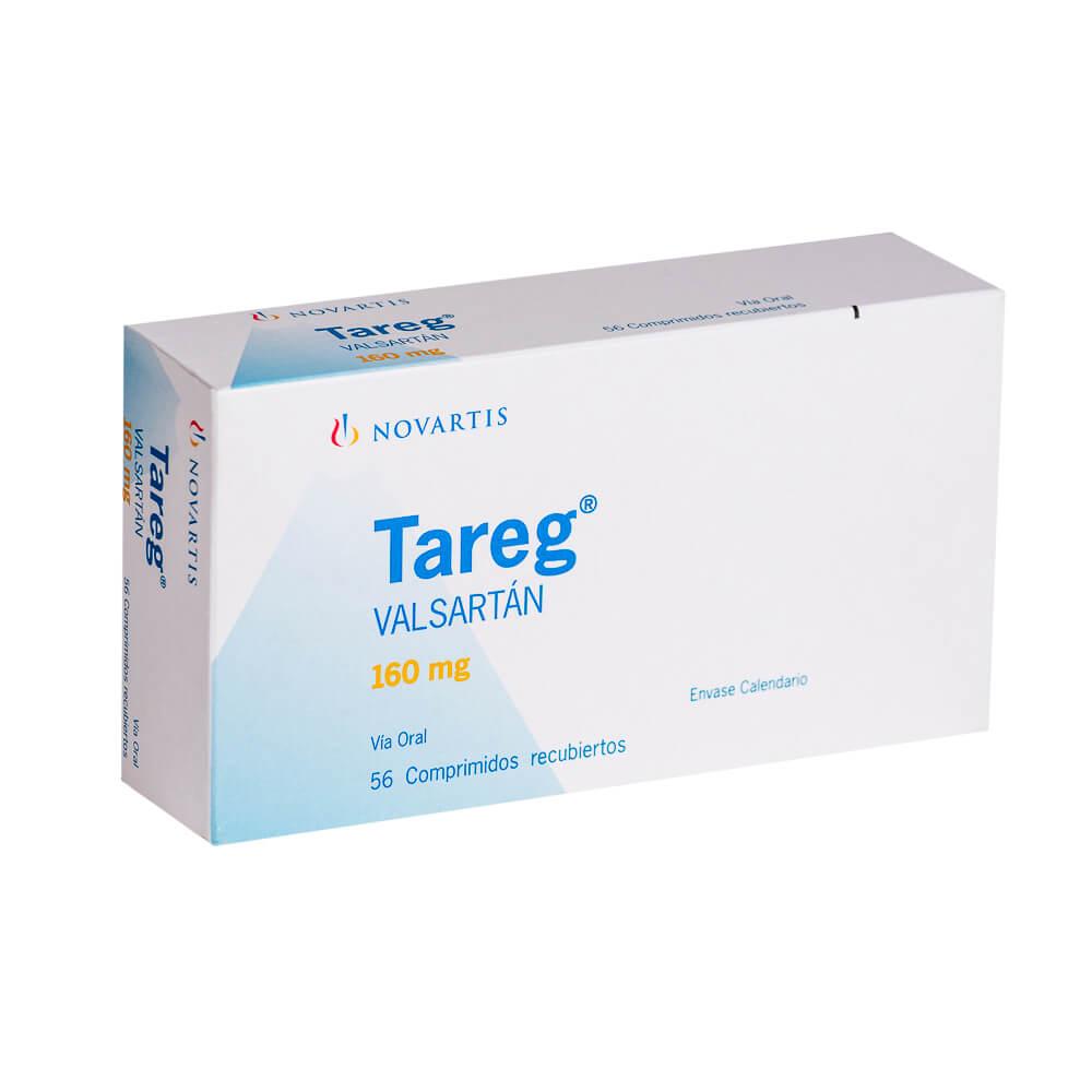 TAREG COMPRIMIDOS RECUBIERTOS 160 mg (VALSARTÁN)