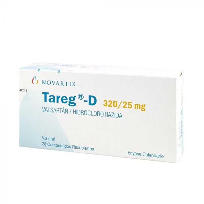 Tareg D 320 mg/25 mg x 28 Comprimidos Recubiertos