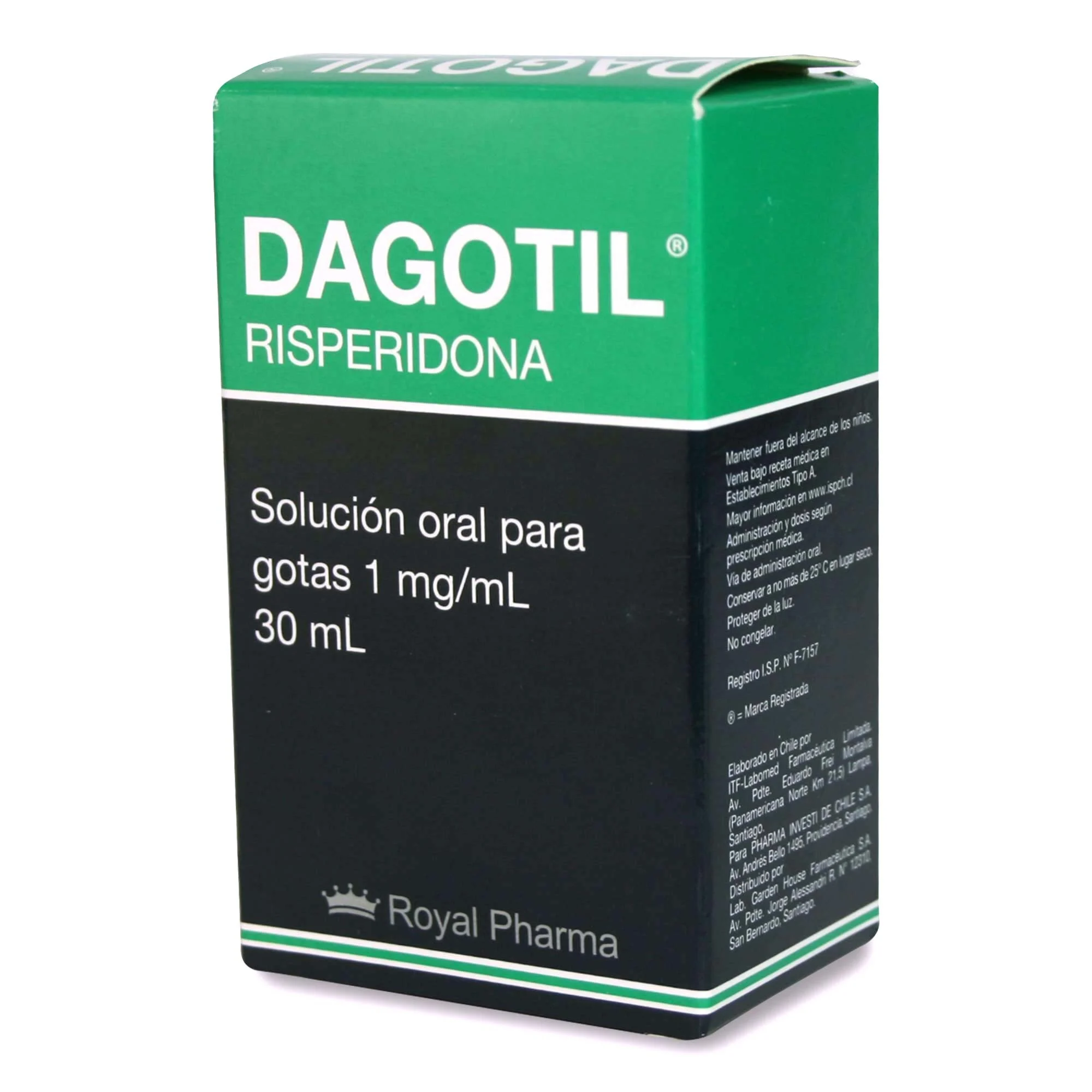 Dagotil Risperidona 1 mg / mL Solución Oral 30 mL