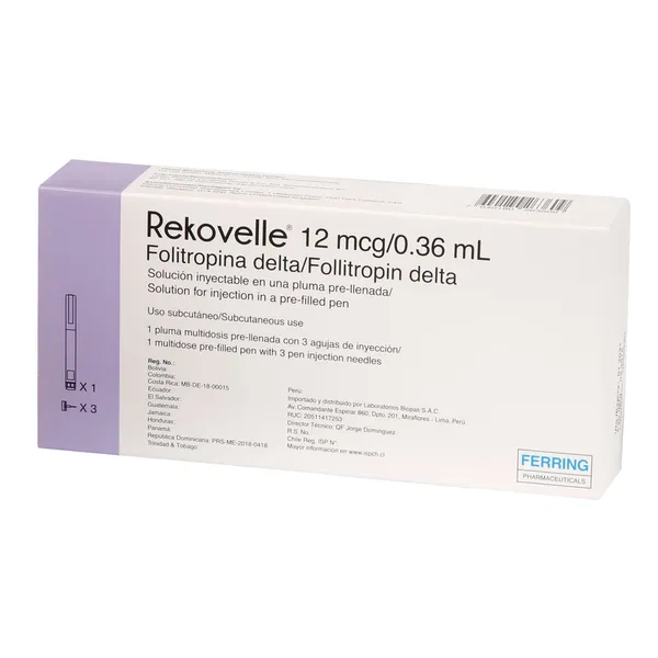 Rekovelle 12 Mcg/0,36 ML X 1 Pluma Solucion Inyectable