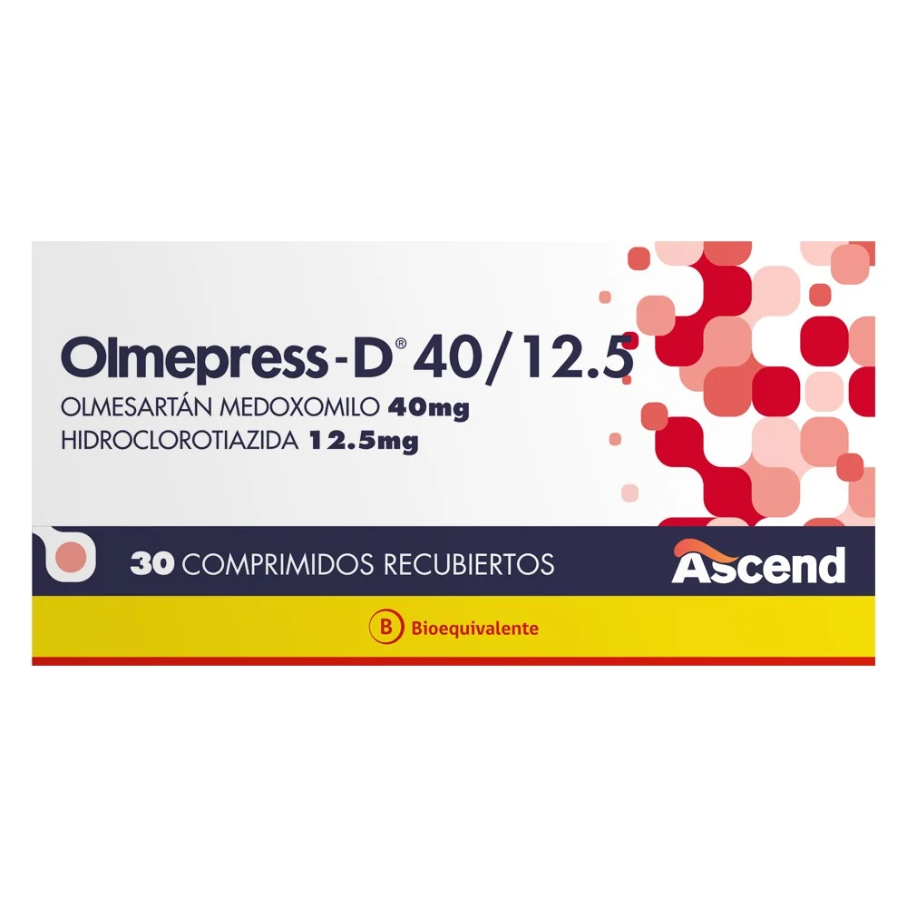 Olmepress D 40 Mg/12,5 Mg x 30 Comprimidos Recubiertos