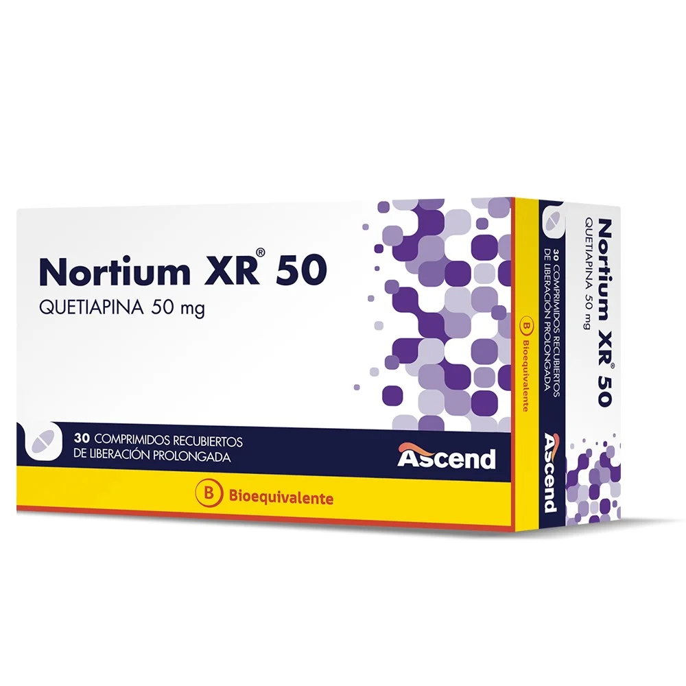 Nortium XR 50 mg x 30 Comprimidos Recubiertos de Liberación Prolongada