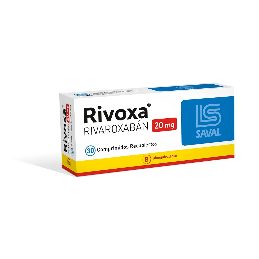 Rivoxa Bioequivalente 20mg 30 Comprimidos Recubiertos