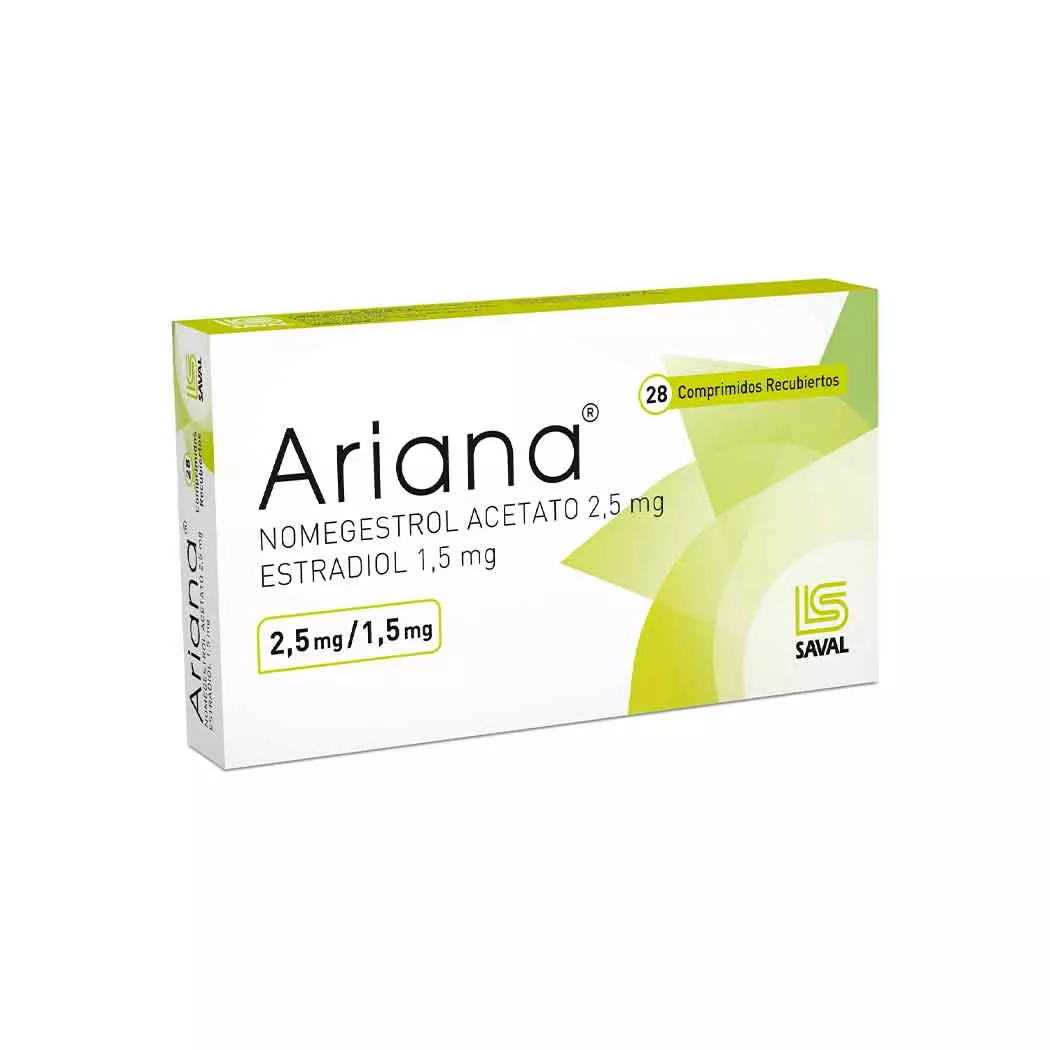 Ariana 2.5mg/1.5mg 28 Comprimidos Recubiertos