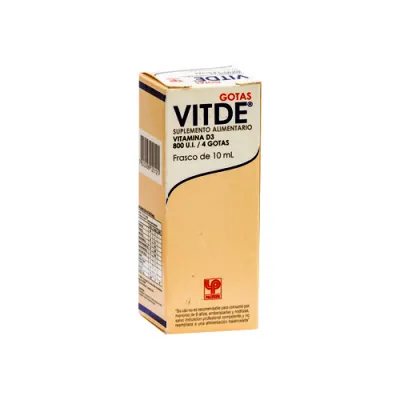 VITDE 800 UI/4 GOTAS X 10 ML