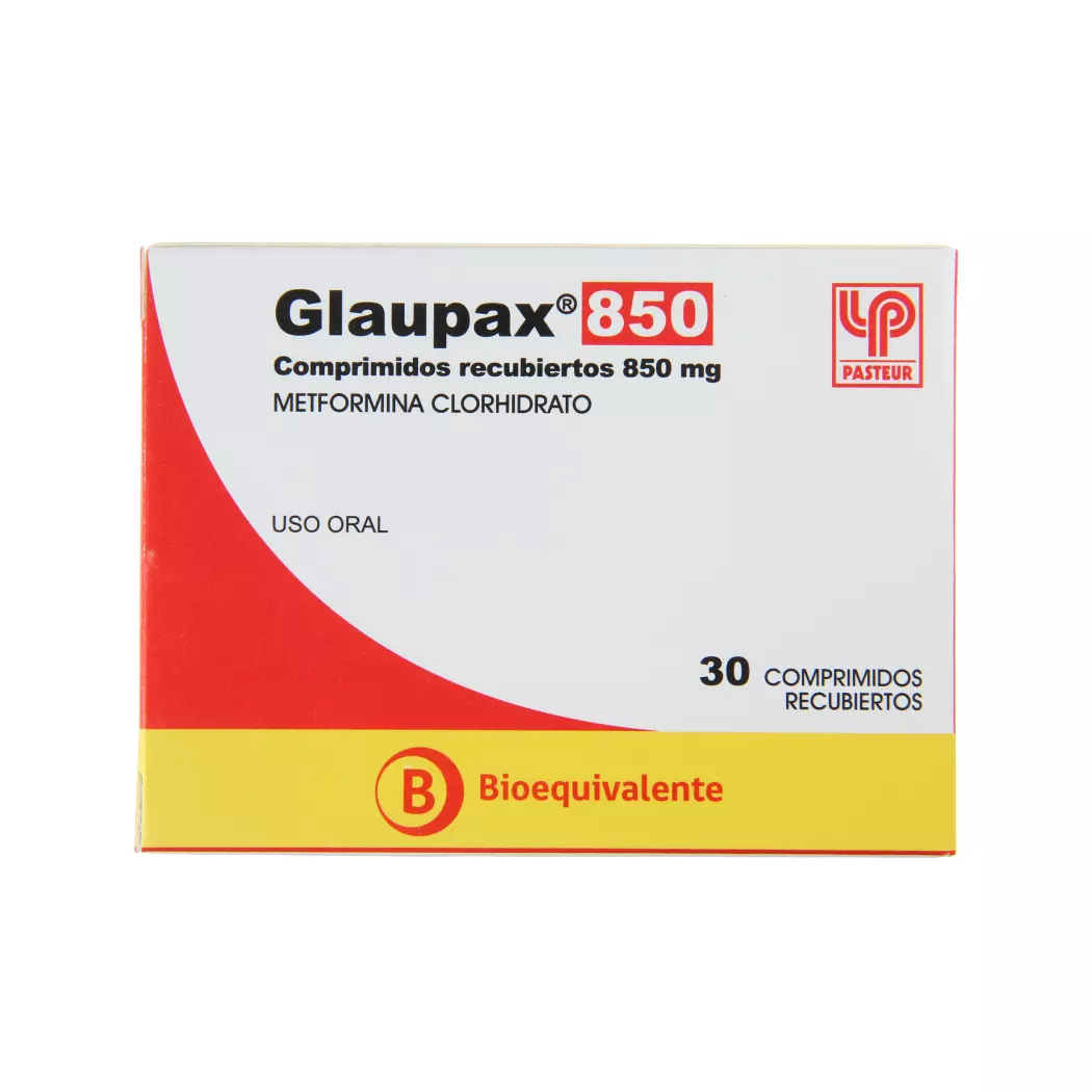 Glaupax 850 mg x 30 Comprimidos Recubiertos