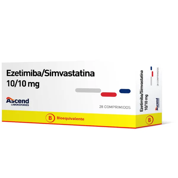 Ezetimiba 10 mg / Simvastatina 10 mg x 28 comprimidos