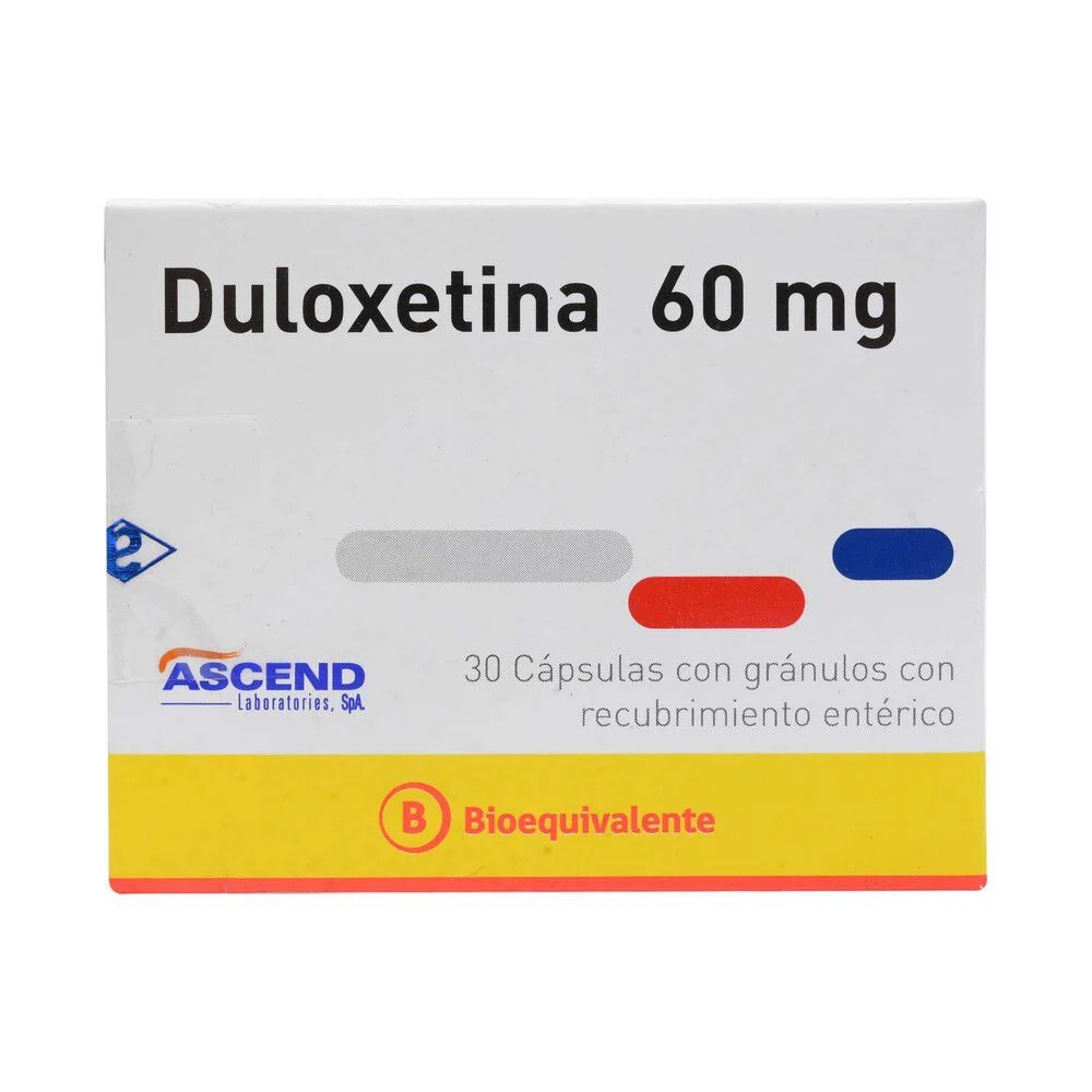Duloxetina 60 mg x 30 Capsulas