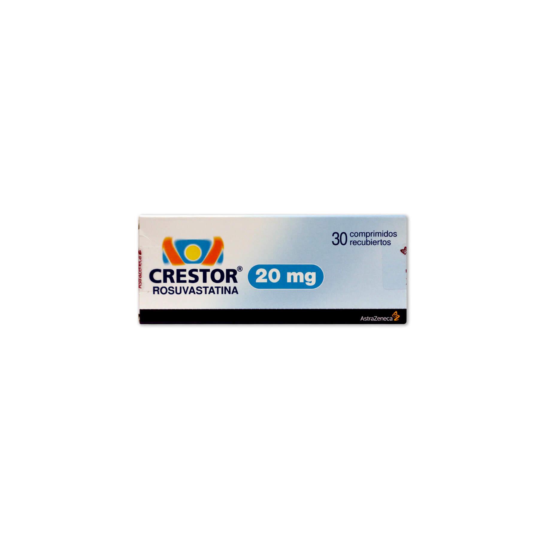 Crestor 20 mg x 30 Comprimidos Recubiertos
