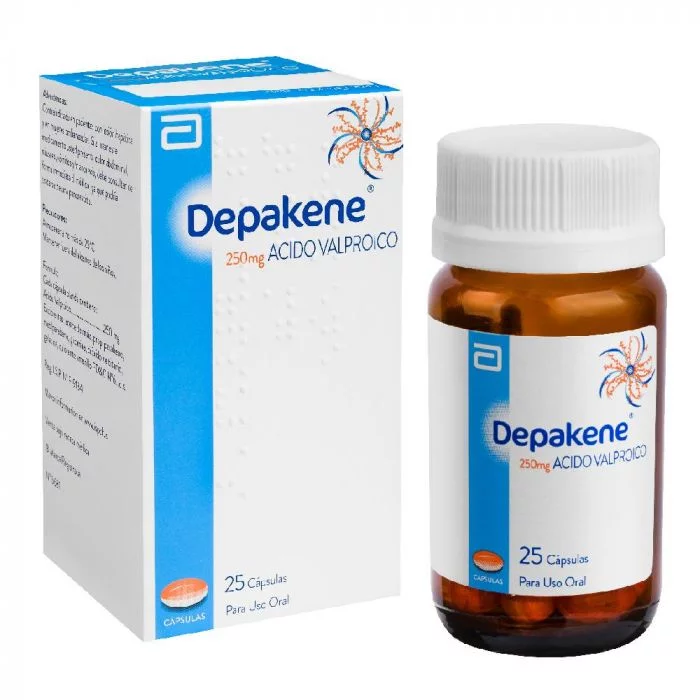 Depakene Capsulas 250 mg x 25 Capsulas