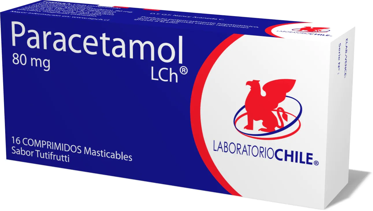 Paracetamol 80 mg 16 Comprimidos